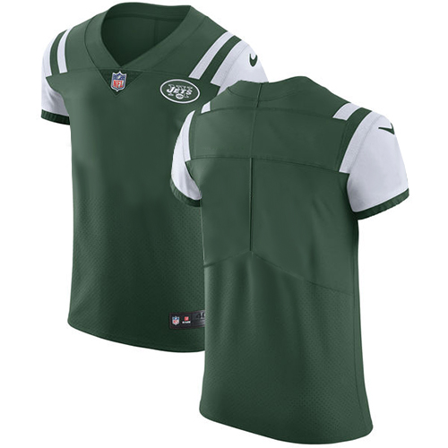 Nike Jets Blank Green Team Color Men's Stitched NFL Vapor Untouchable Elite Jersey
